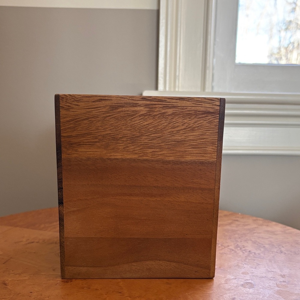 Teak Utensil Crock
